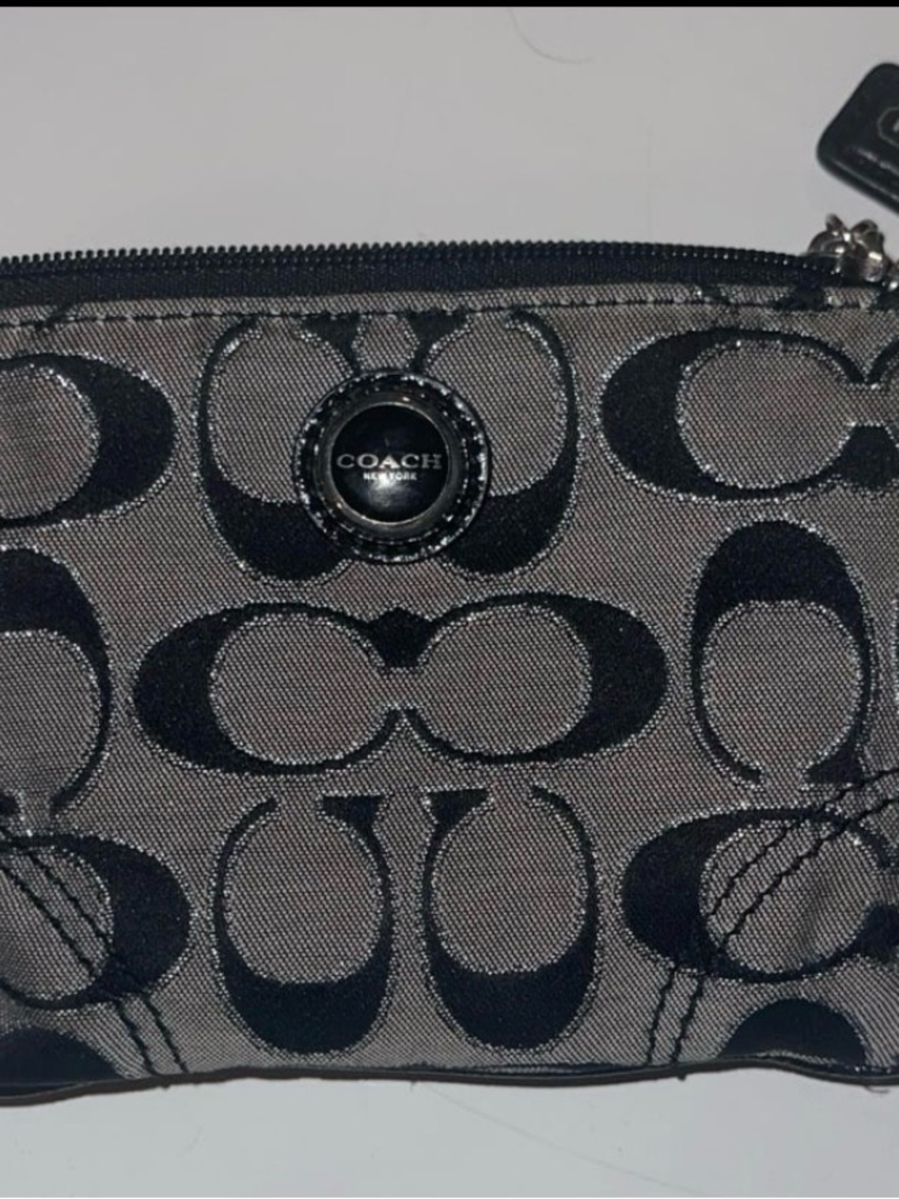 Coach Signature Small Wristlet  ( SEE REMARKS)